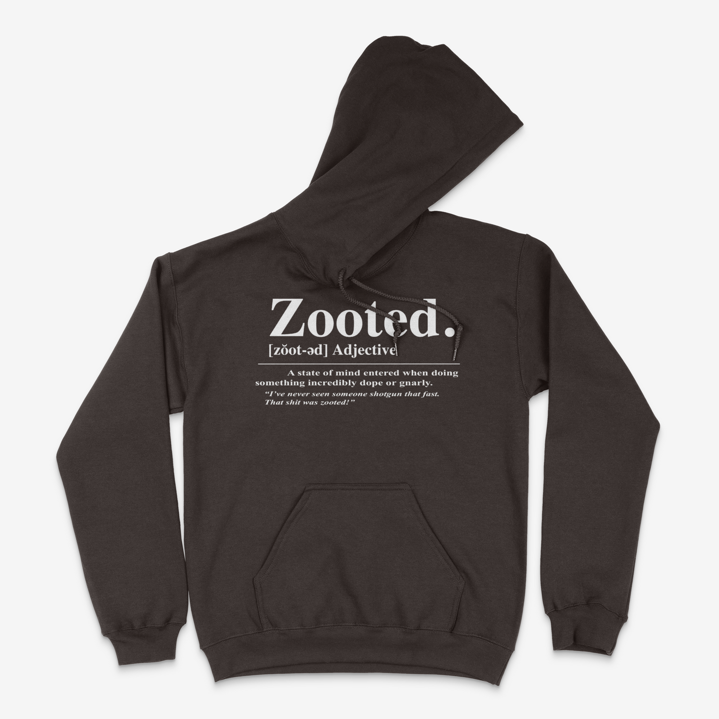 The Definition of Zooted Hoodie BROWN