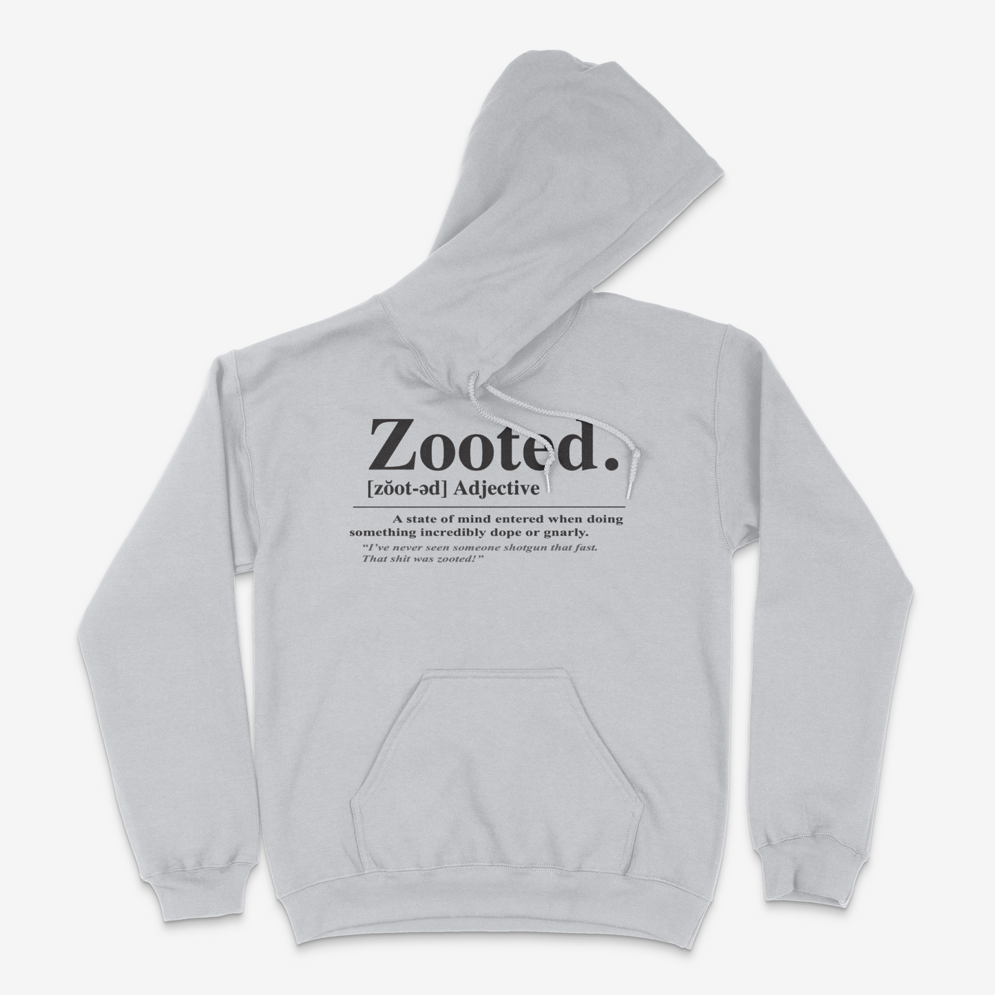 The definition of Zooted Sweatshirt GRAY